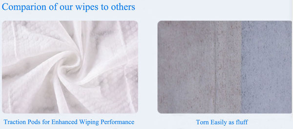 Comparison of Wipes 4.1